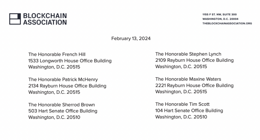 La Asociación Blockchain alertó sobre el proyecto de ley de la senadora Elizabeth Warren en Estados Unidos. 